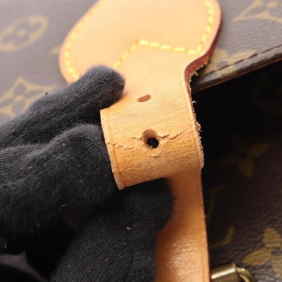 LOUIS VUITTON Brown Monogram Leather Shoulder Bag - Picture 8 of 9